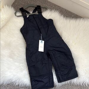 Gap baby-Kids Black Snow Bib
